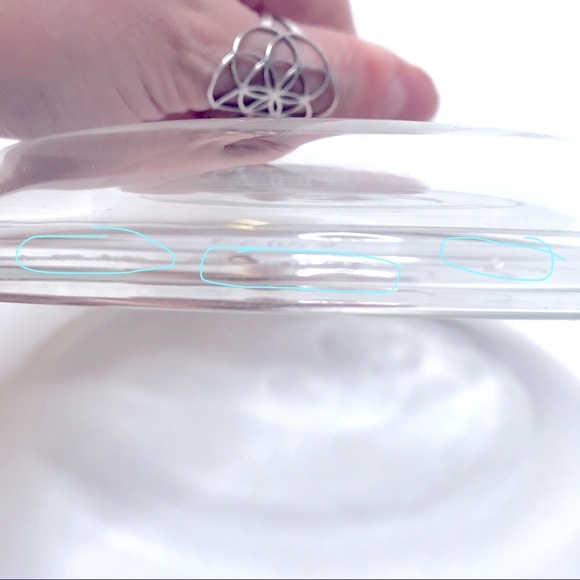 Pyrex round clear glass replacement lid 623-C B-15 8” - Picture 4 of 8